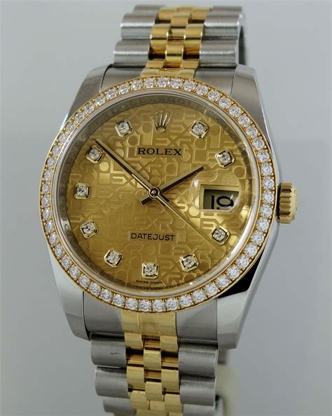 rolex diamond dial